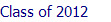 Class of 2012